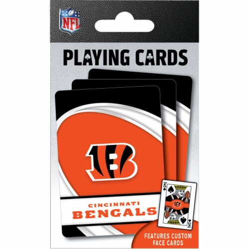 MasterPieces NFL Cincinnati Bengals Playing Cards Perspective: back