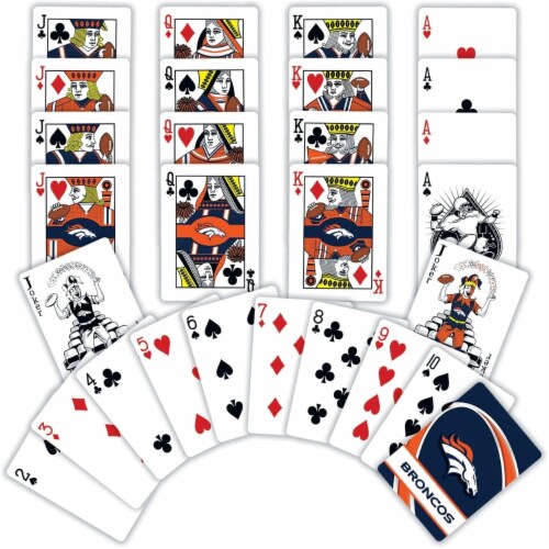 Classic Impressions Denver Broncos Playing Cards Perspective: back