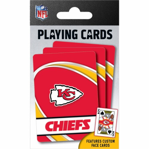 MasterPieces NFL Kansas City Chiefs Playing Cards Perspective: back