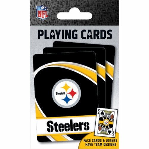 Pittsburg Steelers NFL Playing Cards Perspective: back