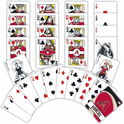 MasterPieces Arizona Diamondbacks Playing Cards Perspective: back