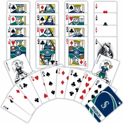 SEA MLB Playing Cards Perspective: back