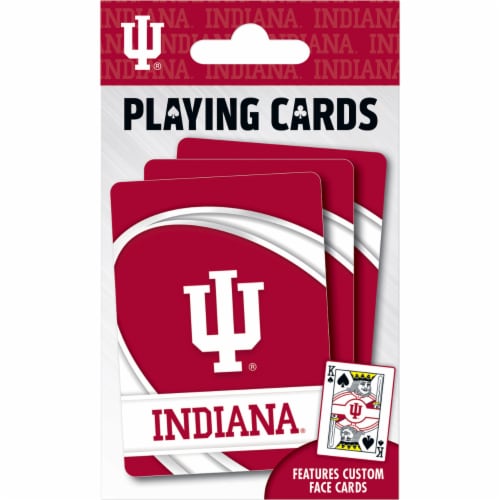 Classic Impressions NCAA Indiana® Playing Cards Perspective: back