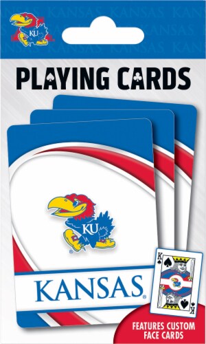 Masterpieces NCAA Kansas® Playing Cards Perspective: back