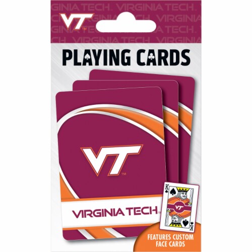 Virginia Tech Playing Cards Perspective: back