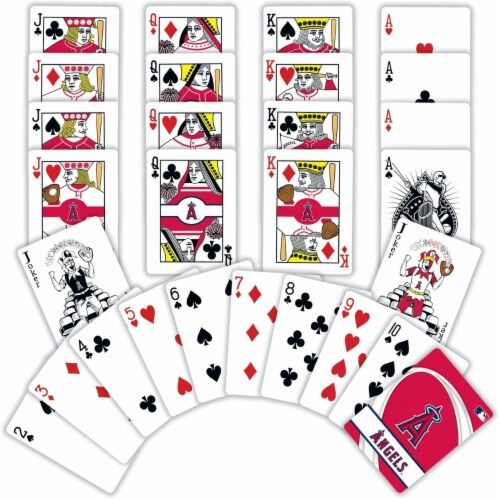 Classic Impressions Los Angeles Angels Playing Cards Perspective: back