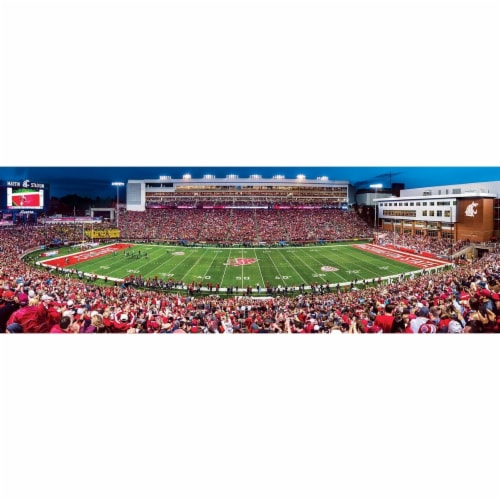 MasterPieces Washington State® Panoramic Stadium Jigsaw Puzzle Perspective: back