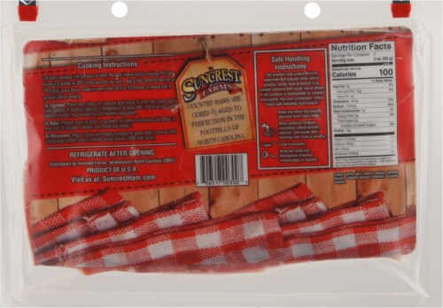 Suncrest Farms® Country Ham Biscuit Pieces Perspective: back