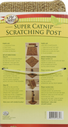 Pet Select Super Catnip® Scratching Post Perspective: back