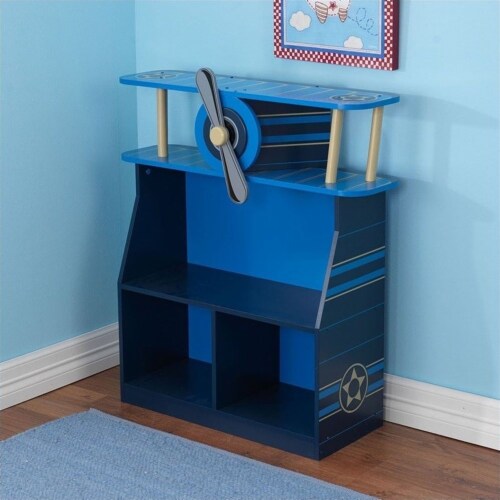 KidKraft 76270 5.5 x 15 x 32 in. Airplane Book Case Perspective: back