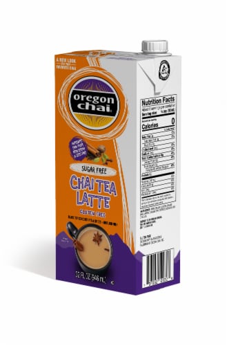 Oregon Chai Sugar Free Latte Black Tea Concentrate Perspective: back