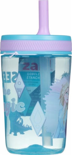 Zak! Designs Frozen 2 Leak-Proof Tumbler with Flexible Straw Perspective: back