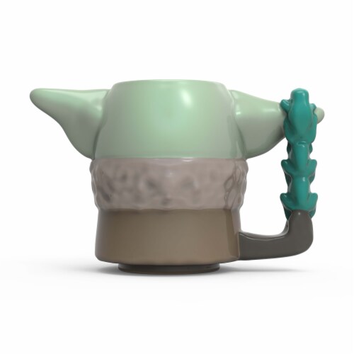 Zak! Designs Star Wars Mandalorian The Child Ceramic Sculpted Mug Perspective: back
