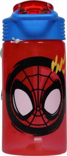 Zak!® SpiderMan Water Bottle with Straw Perspective: back