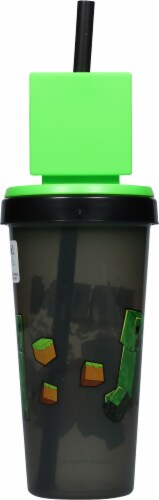 Zak!® Designs Minecraft Creeper Super Sipper Tumbler Perspective: back