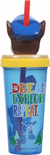 Zak! Designs Paw Patrol Chase Supper Sipper Tumbler Perspective: back
