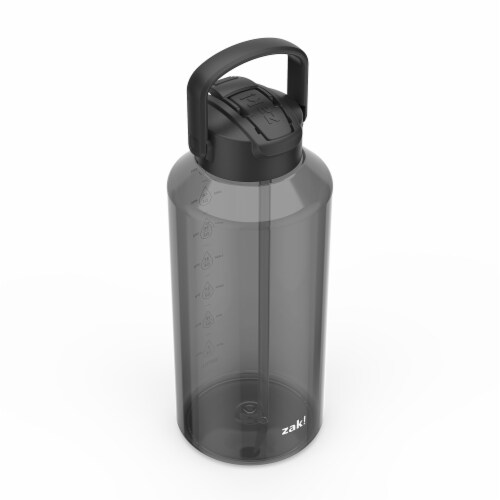 Zak! Designs Ebony PET Liberty Manual Straw Bottle Perspective: back