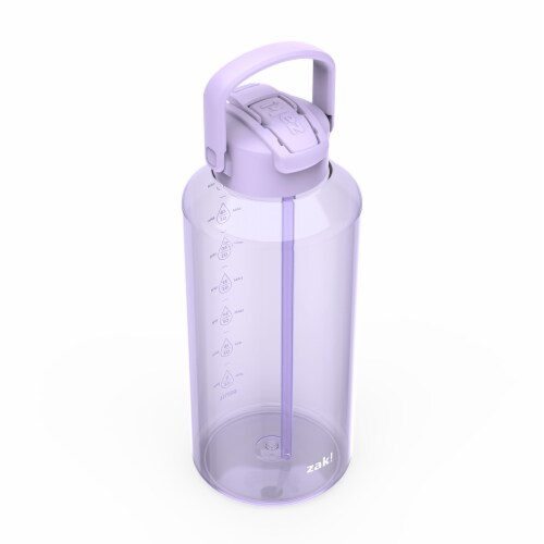 Zak!® Lavender Liberty Manual Straw Bottle Perspective: back