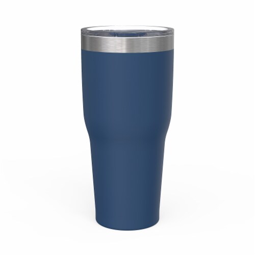 Zak!® Designs Stainless Steel Tumbler with Lid - Indigo Perspective: back