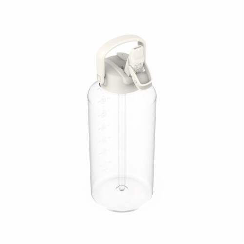 Zak!® Designs PET Liberty Manual Straw Bottle - Ivory Perspective: back