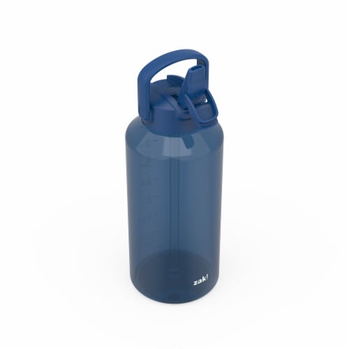 Zak!® Liberty Manual Straw Bottle - Indigo Perspective: back