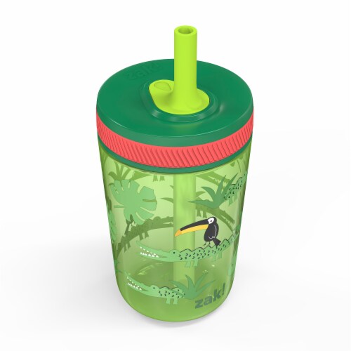Jungle Joy Antimicrobial Single Wall Leakproof Straw Kelso Tumbler Perspective: back