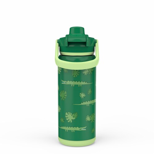 Jungle Joy Antimicrobial Stainless Steel Double Wall Vacuum Beacon Bottle Perspective: back