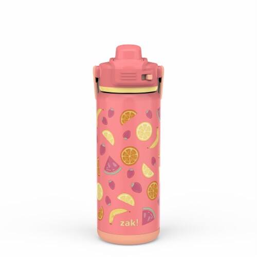 Happy Fruit Antimicrobial Stainless Steel Double Wall Vacuum Beacon Bottle Perspective: back