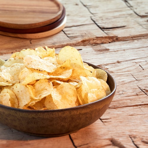 Boulder Canyon Malt Vinegar & Sea Salt Kettle Style Potato Chips Party Size Perspective: back