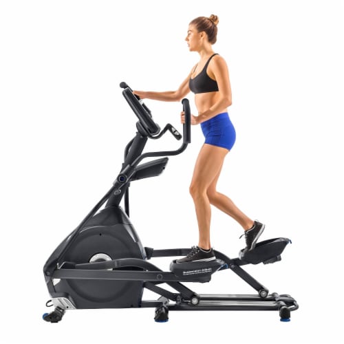 Nautilus E618 Performance Series Home and Gym Workout Cardio Elliptical Trainer Perspective: back