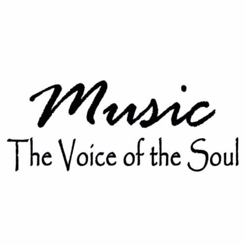 VWAQ Music Is The Voice of the Soul Vinyl Wall Decal Perspective: back