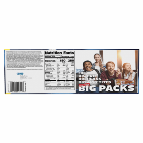 Little Debbie Star Crunch Cosmic Snacks - Big Pack, (6-Boxes) Perspective: back