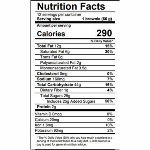 Cosmic Brownies, 4 Boxes, 24 Individually Wrapped Brownies With a Candy Coating Perspective: back