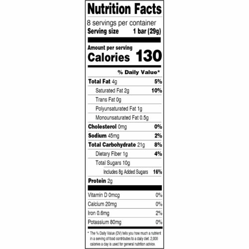 Sunbelt Bakery Oatmeal Raisin Chewy Granola Bars, (5-Boxes) Perspective: back