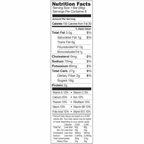 Sunbelt Bakery Raspberry Granola bars (8-Boxes) Perspective: back