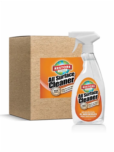 Restore Naturals All Surface Household and Bathroom Multi-Use Cleaner, 22 fl. oz. - 6 Pack Perspective: back