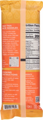 Lotus Foods Organic Pad Thai Brown Rice Noodles Perspective: back