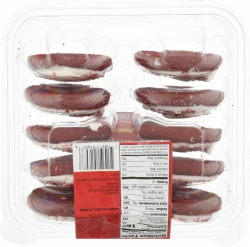 Lofthouse Red Velvet Frosted Sugar Cookies Perspective: back