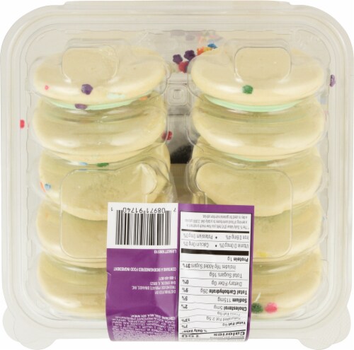 Lofthouse® Spring Flowers Frosted Sugar Cookies Perspective: back