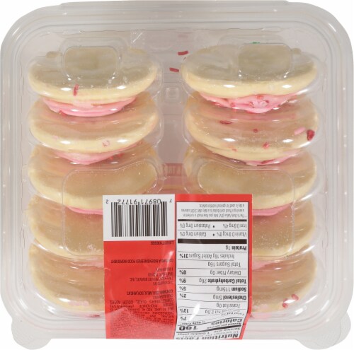 Lofthouse Valentine Frosted Sugar Cookies Perspective: back