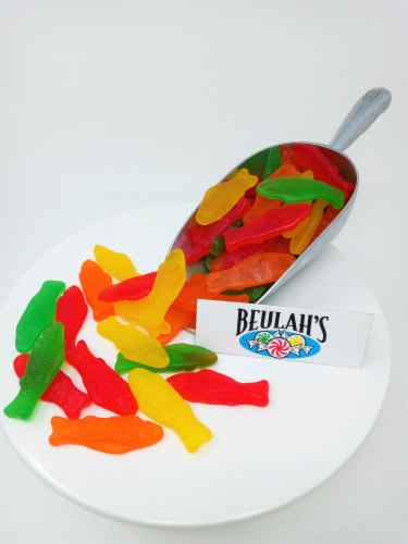 Swedish Fish Large Assorted bulk candy 1 pound Perspective: back