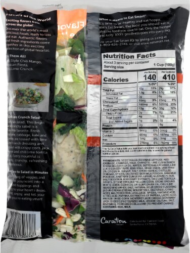 Eat Smart Chili Lime Crunch Chopped Salad Kit Perspective: back
