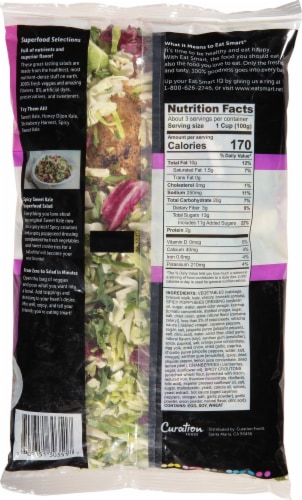 Eat Smart® Spicy Sweet Kale Chopped Salad Kit Perspective: back