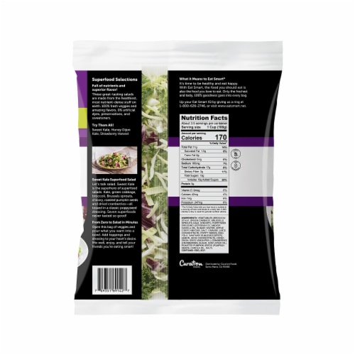 Eat Smart® Sweet Kale Vegetable Salad Kit Perspective: back