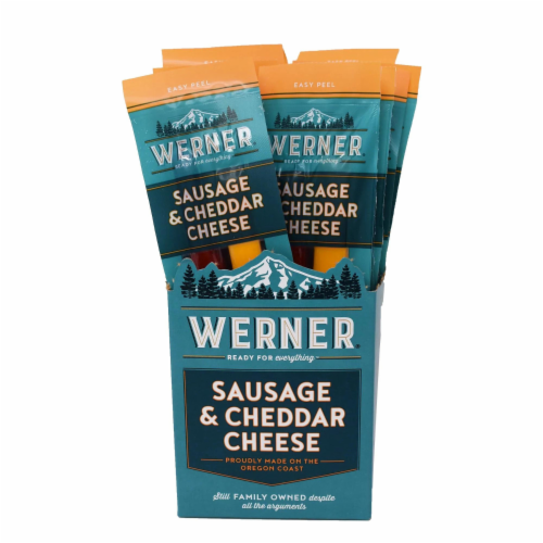 Werner Sausage & Cheese Sticks - Pack of 12 Perspective: back