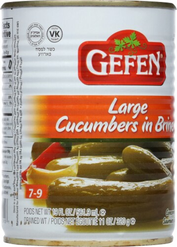 Gefen® Cucumbers in Brine Perspective: back
