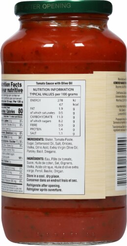 Gefen® Marinara Style Vodka Pasta Sauce Perspective: back