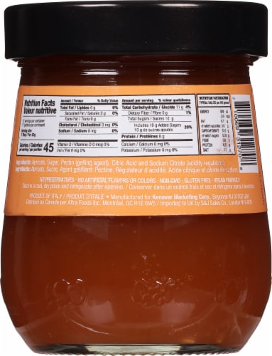 Tuscanini® Apricot Italian Fruit Spread Perspective: back