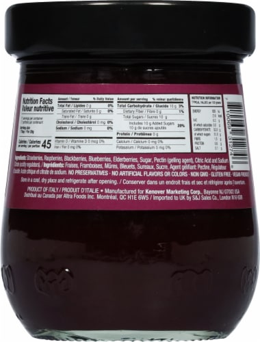 Tuscanini® Forest Fruit Preserves Spread Perspective: back