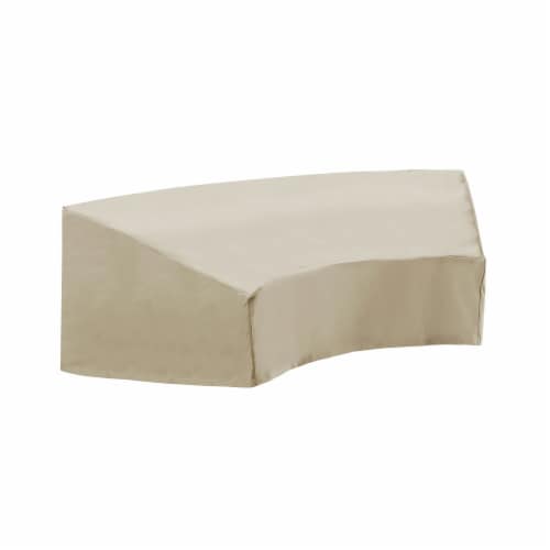 Outdoor Catalina Round Sectional Furniture Cover Perspective: back